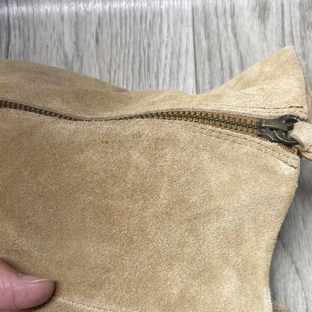 Splendid Beige Over-the-Knee Suede Boots